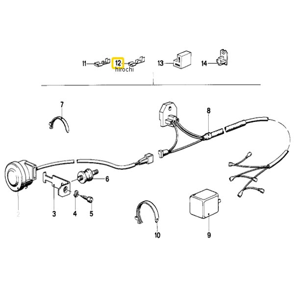 BMW純正 平型コネクター スリープ B=3,7mm/L=14mm 61131357090 JP店