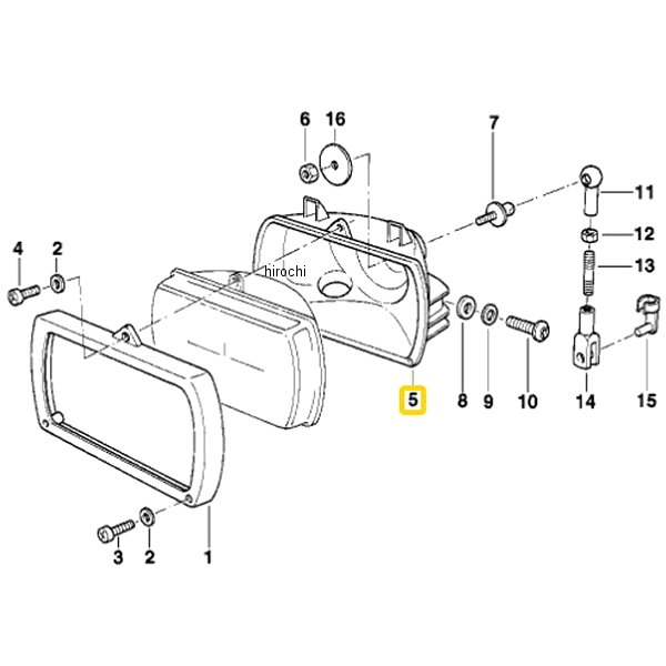 BMW純正 ヘッドライト ケース 63122313316 JP店