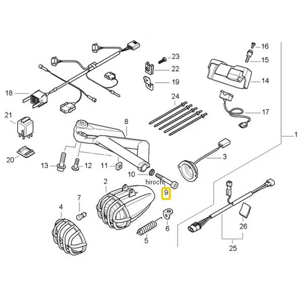BMW純正 フィリスター ヘッド スクリュー M6X40 63177661893 JP店