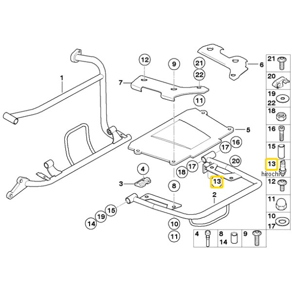 BMW純正 ナット付きピン 71607672285 JP店