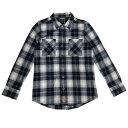 【即納】 ハーレー純正 新品 チェックシャツ アシッドウォッシュ 青 Mサイズ 96643-17VM/000M JP店