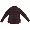 【即納】 ハーレー純正 新品 長袖 シャツ レースヨークプレイドロングスリーブシャツ レディース バーガンディ Lサイズ 99109-17VW/000L JP店