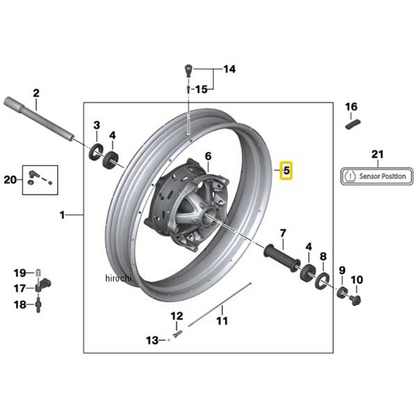 BMW純正 F ホィール リム 3,0X19 36318526665 JP店