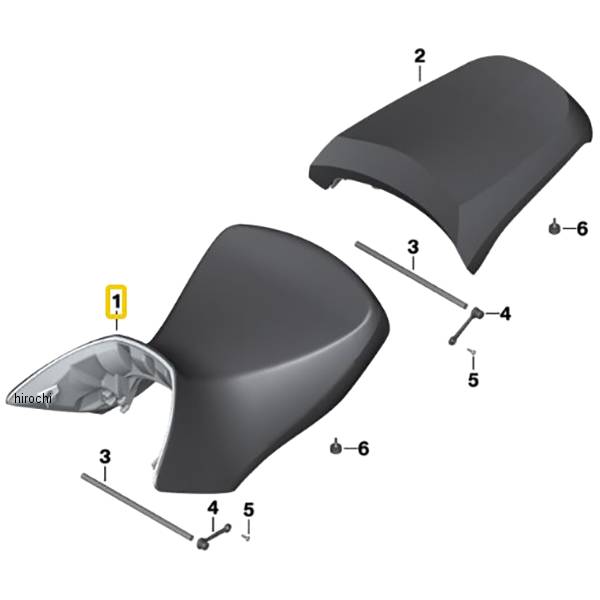 BMW純正 F シート、赤 GS 52537724640 JP店