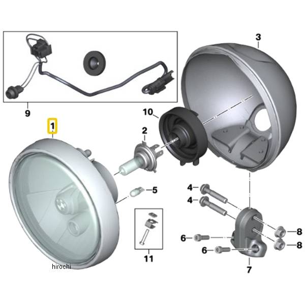BMW純正 リフレクター 63128567929 JP店