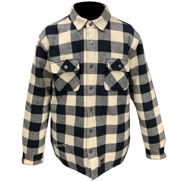 【即納】 ハーレー純正 新品 シャツジャケット ヴィンテージ チェック 白/黒 Sサイズ 96258-21VM/000S JP店