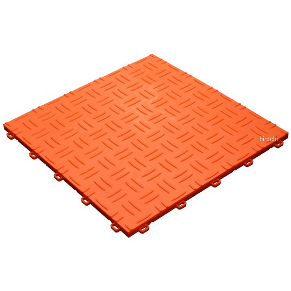 テックタイル単品カラー:オレンジサイズ:330mm×330×13mm素材:ポリプロピレン合成樹脂内容物:1枚【仕様説明】・広がるフロア演出テックタイル（樹脂製連結パネル）を敷くことで、デザイン性に優れたフロアを簡単に作ることができます。機能...