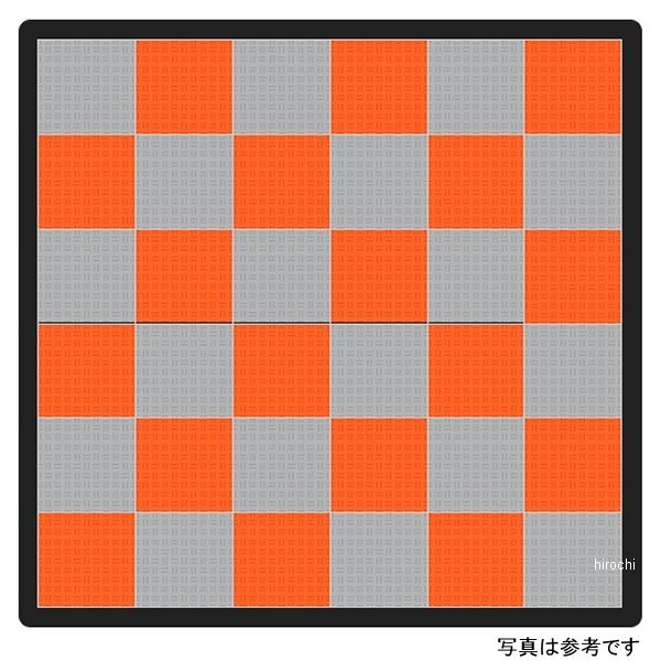 テックタイル TECTile 1小間セット 2,740mm×2,740mm ライトグレー/オレンジ TECTILE-TENJI0001-LGR-OR JP店(4)