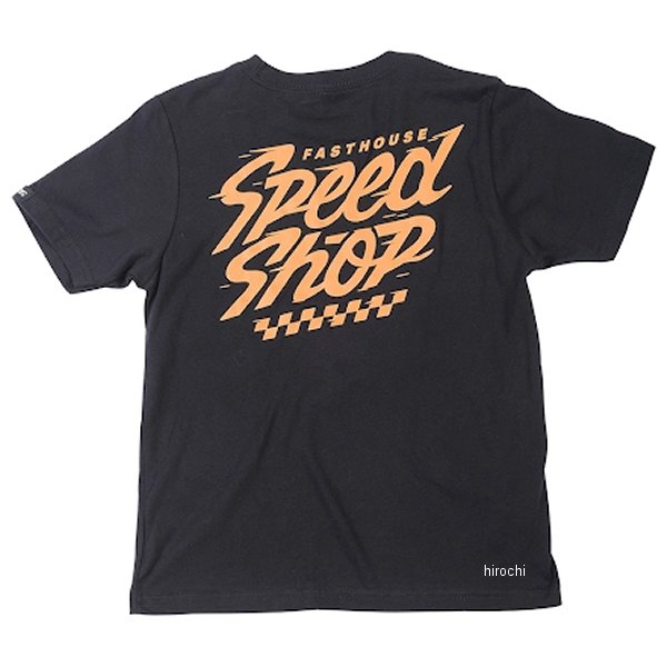 ファストハウス FASTHOUSE 春夏モデル ユース Tシャツ ヘイストサイズ:YSカラー:ブラック軽量で柔らかな肌触りのリングスパンコームドコットンを使用したクルーネックTシャツ。南カリフォルニアのバイクアパレルブランドを代表するファストハウスの世界観を表現したデザイン。アメリカンファクトリーによるプリントを施し、収縮を防ぎ、下ろし立てでも着心地の良い洗濯加工済み。1468-0021楽天 JP店　