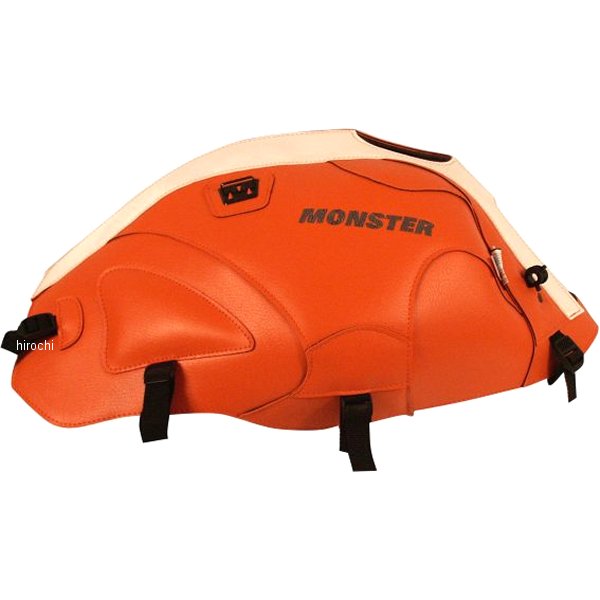 バグスター BAGSTER タンクカバー ドゥカティ MONSTER400 オレンジ/白 1405J JP店