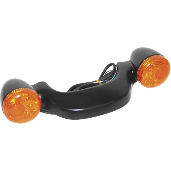  レトリックライティング LETRIC LIGHTING リア ライトバー LEDウインカー 10年-20年 FLHX 黒 アンバーレンズ letLLC-BLB-A JP店