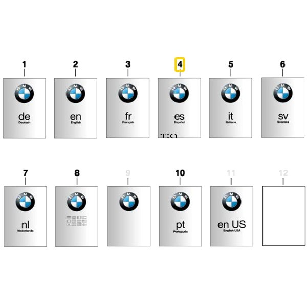 BMW純正 取扱説明書 公用車 01408358463 JP店