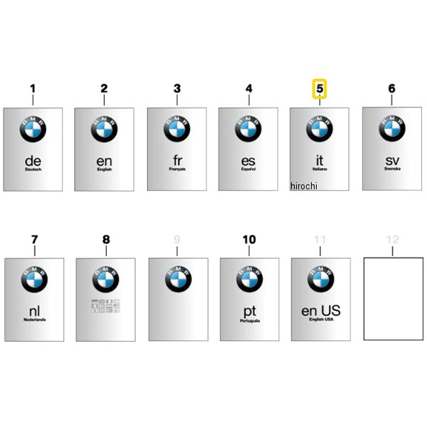 BMW純正 取扱説明書 公用車 01408358464 JP店