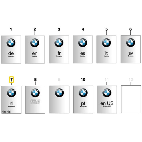 BMW純正 取扱説明書 公用車 01408358466 JP店