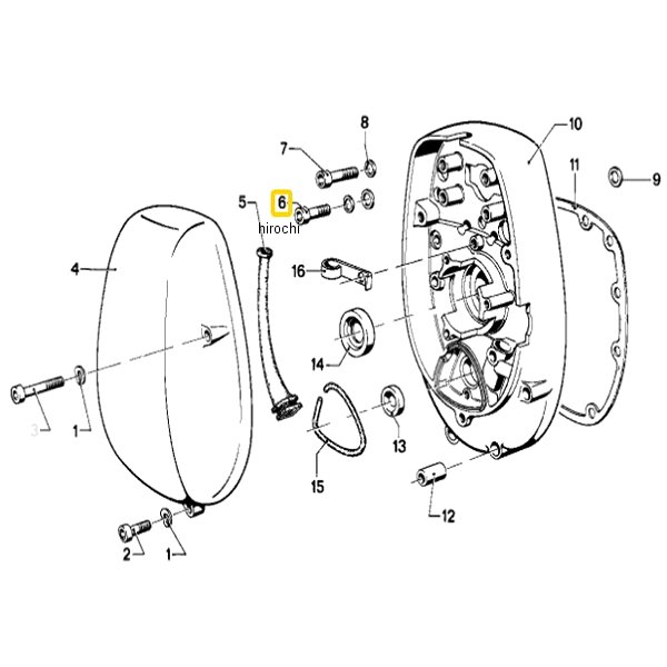 BMW純正 オーバルヘッド スクリュー ロック付 07129904259 JP店のサムネイル