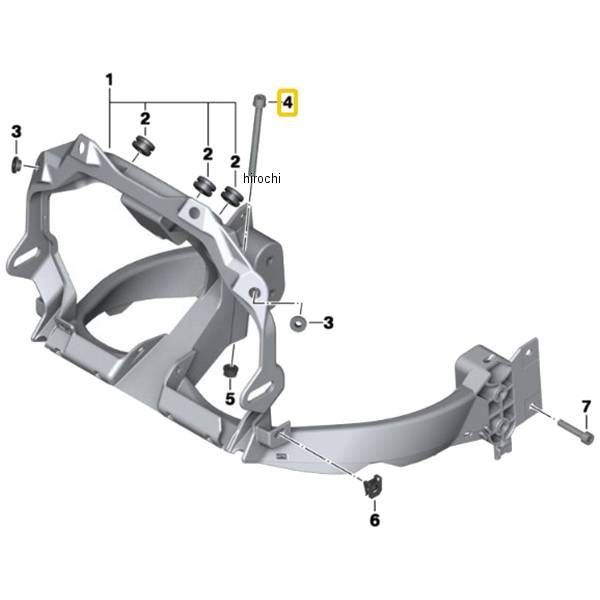 BMW純正 ワッシャー付き ISA ボルト 07129905554 JP店