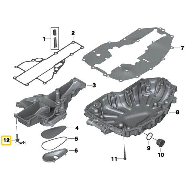 BMW純正 六角ボルト フランジ付き 11147724071 JP店