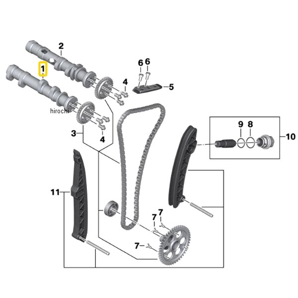BMW純正 IN 側カムシャフト 11318387901 JP店