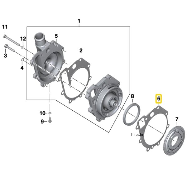 BMW純正 シール ウォーター ポンプ 11518561950 JP店