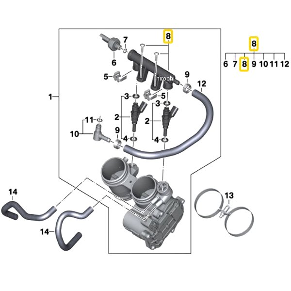 BMW純正 フューエル ライン 13548405327 JP店