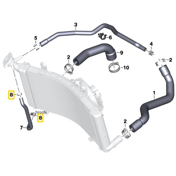BMW純正 ホースクランプ 16121180240 JP店