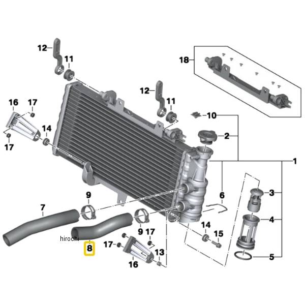 BMW純正 リターン ホース 17127679346 JP店