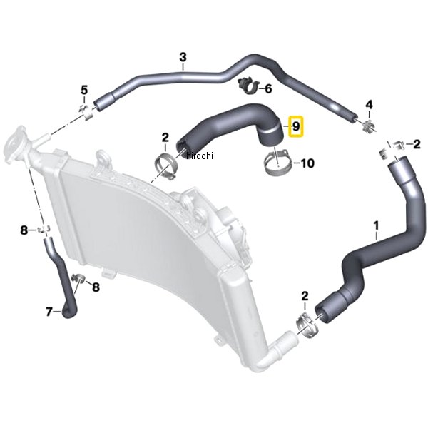 BMW純正 クーラント リターン ホース 17128565234 JP店