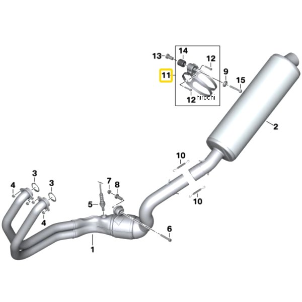 BMW純正 エキゾーストホルダー 18127698065 JP店