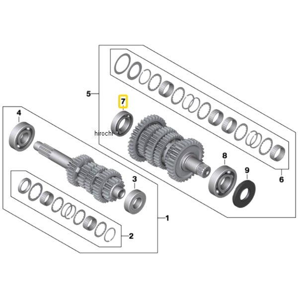 BMW純正 パイロット ベアリング 23008568734 JP店
