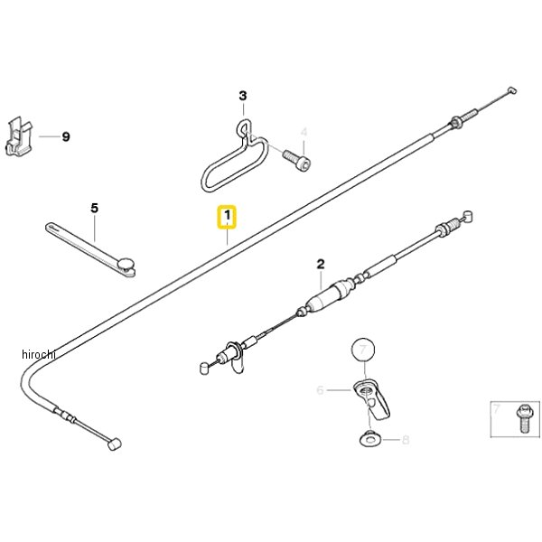 BMW純正 アクセル ケーブル 32737716115 JP店