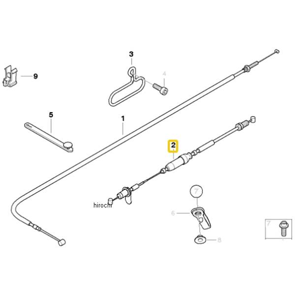 BMW純正 クラッチ ケーブル 32737721819 JP店