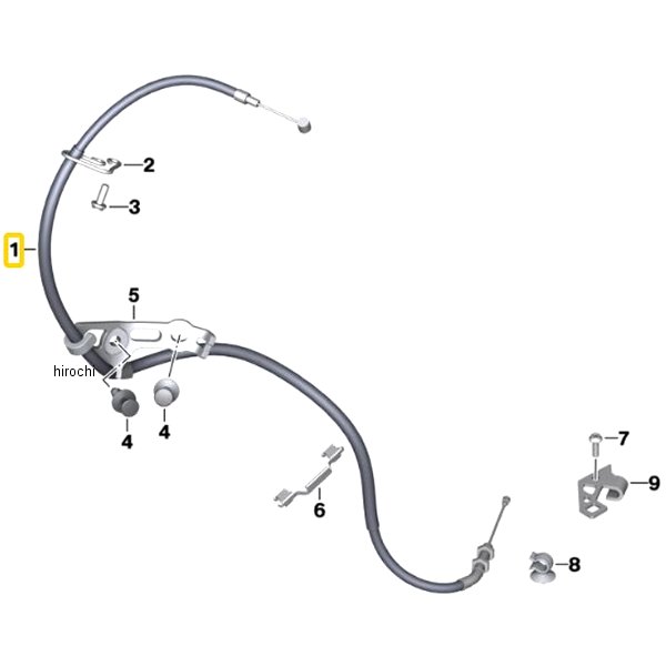 BMW純正 クラッチ ケーブル 32738405175 JP店