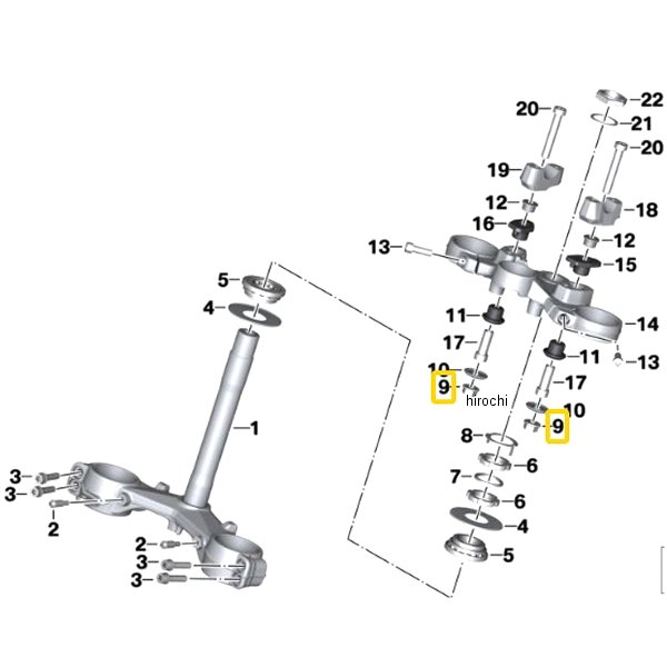 BMW純正 六角ナット フランジ付き 5個入り 33306760587 JP店