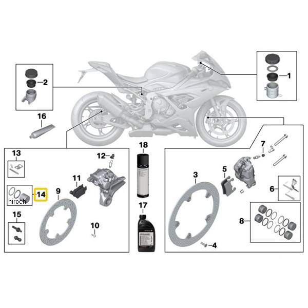 BMW純正 セット ピストン シール付き 34218382872 JP店