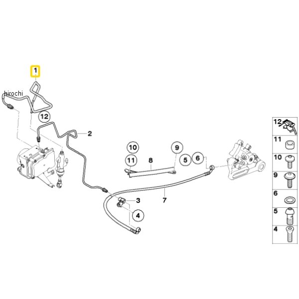 BMW純正 R 制御回路ブレーキライン 34328530494 JP店