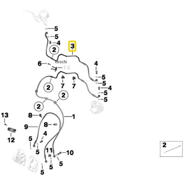 BMW純正 F 制御回路ブレーキ ライン接続部 34328537727 JP店