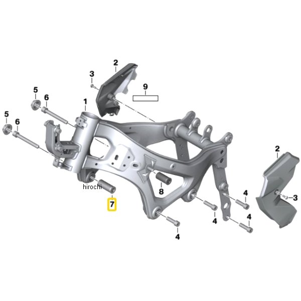 BMW純正 ねじ山付ブッシュ エンジンマウント フロント 46518393677 JP店