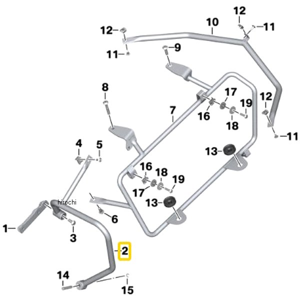 BMW純正 R プロテクティブ フープ RH 46548382532 JP店