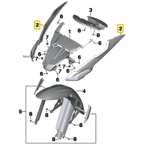 BMW純正 F ホイール カバー アッパー RH 46618530544 JP店