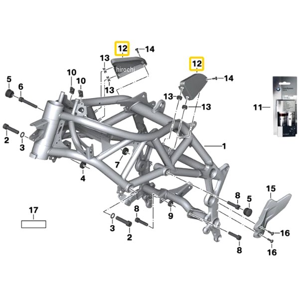 BMW純正 アウターフレームカバー RH 46637708066 JP店