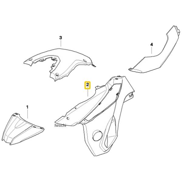 BMW純正 F サイド パネル RH 46637728118 JP店