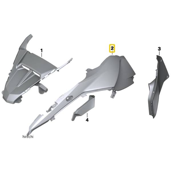 BMW純正 F サイド フェアリング LH 46638541997 JP店