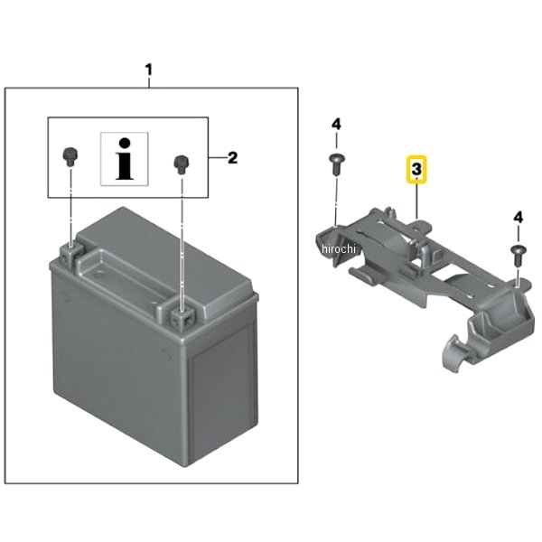 BMW純正 バッテリー ホルダー 61218555592 JP店