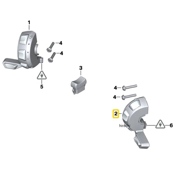 BMW純正 補助スイッチ RH 61318394472 JP店