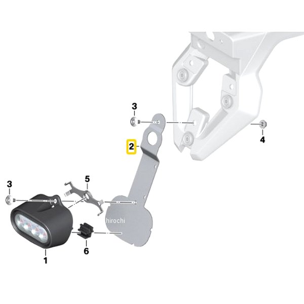 BMW純正 ホルダー LED リア フォグ ライト 63178382543 JP店