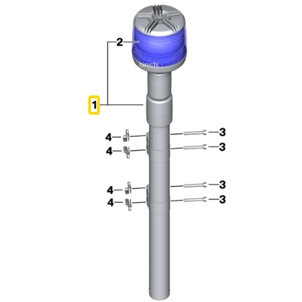 BMW純正 LED ビーコン緊急灯 blau/gelb 63178544619 JP店