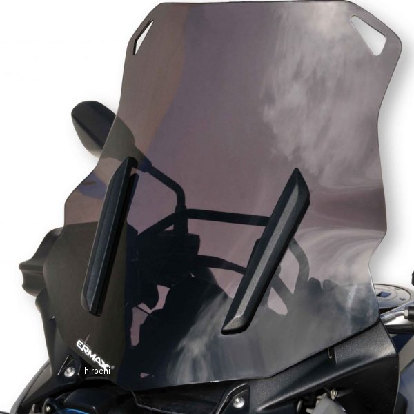 0110XX030 アルマックス ERMAX ハイプロテクションスクリーン 46cm 13年-18年 BMW R1200GS ダークブラック 011056030 JP店