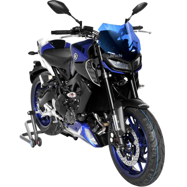0302Y22-XX アルマックス ERMAX スポーツ スクリーン 29cm 17年-20年 MT-09 FZ-09 ブルー 0302Y22-04 JP店