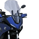 0102Y93-XX アルマックス ERMAX ハイプロテクションウインドスクリーン 49cm 20年-22年 MT-07 Tracer ライトブラック 0102Y93-03 JP店(2)