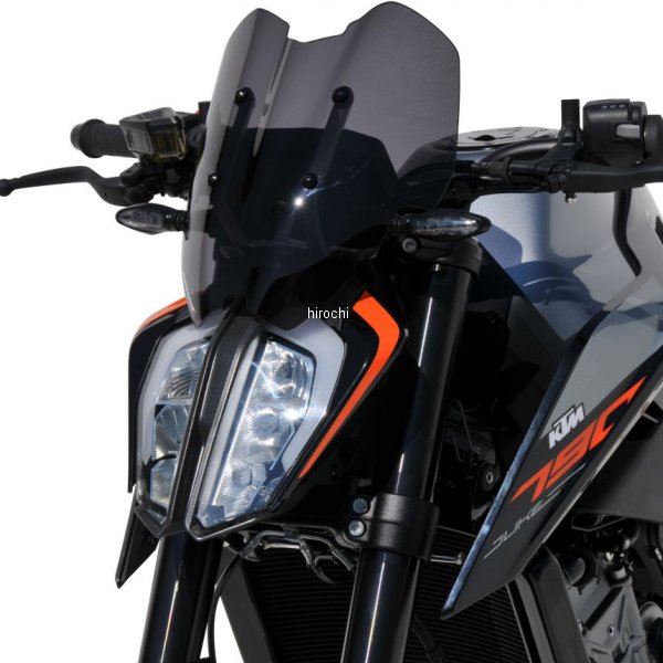 0354K06-XX アルマックス ERMAX スポーツスクリーン 31cm 18年-20年 KTM 790 Duke ダークブラック 0354K06-56 JP店